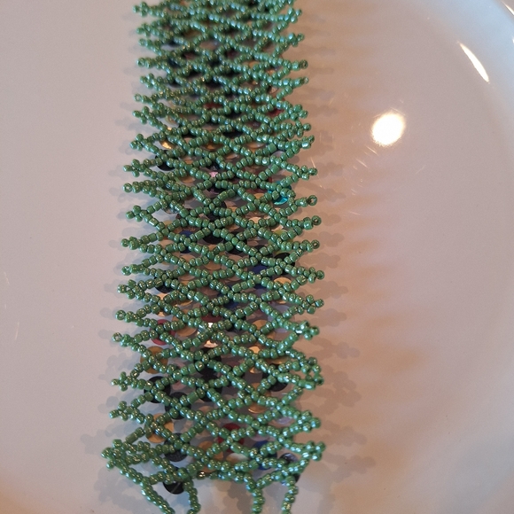 Handmade unique beaded bracelet - Picture 4 of 4